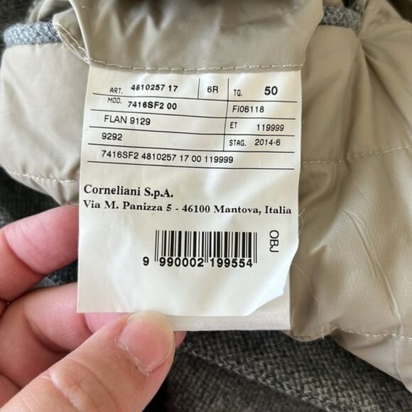 Corneliani Quilted Wool Cashmere Blazer - Picture 13 of 16